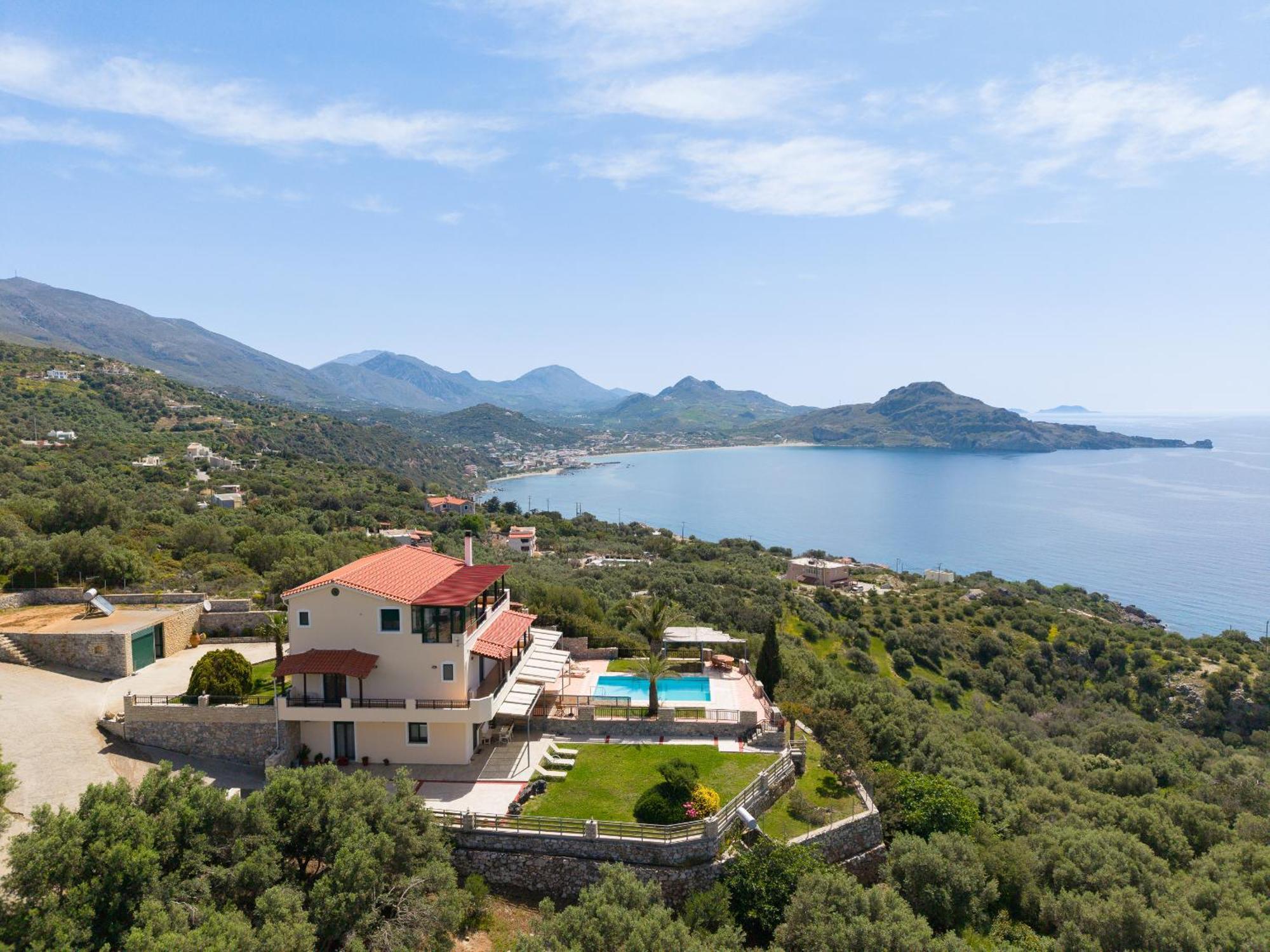فيلا Souda Bay Loggia Sellía المظهر الخارجي الصورة